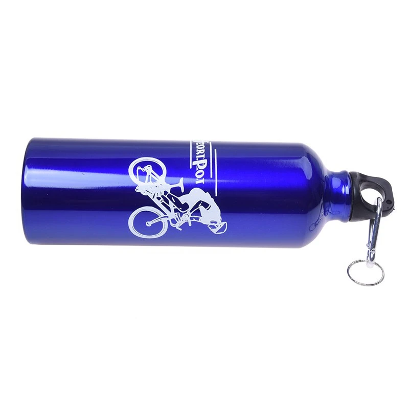 750ml Water Bottle Sporty Aluminum Bicycle