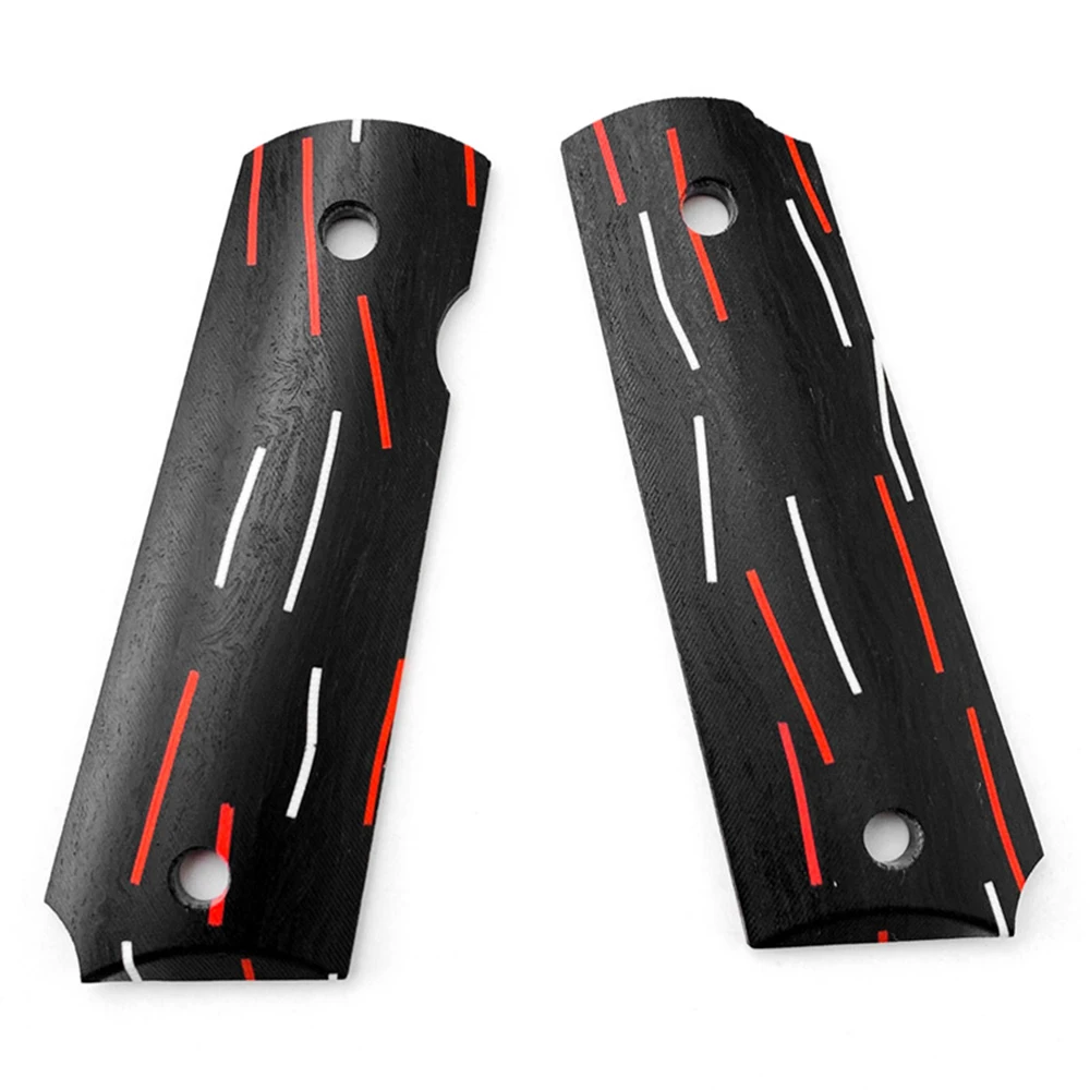 

2 Pieces Tactical 1911 Accessories Modification 1911 Grips Handle G10 Patch G10 Handle Custom Tactical Handle Material Equipment
