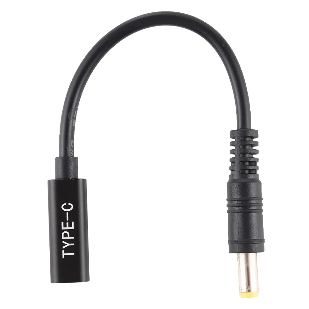 DP type-C до 5,5x2,5 мм Кабель зарядного устройства USB-C мама до 45525 папа разъем адаптера питания