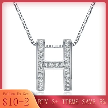 

CODEDOG Genuine S925 sterling silver pendant H letter necklaceHot Fashion 2019 New Design Necklace Jewelry CMN049
