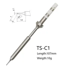 Mini fer à souder numérique TS100 B2 BC2 C4 D24 K I Ku ILS C1, pointe de remplacement, sans plomb