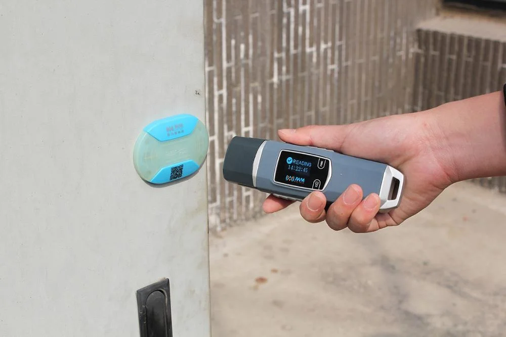 125khz lcd guard tour patrol electronic attendance system rfid reader electric control device