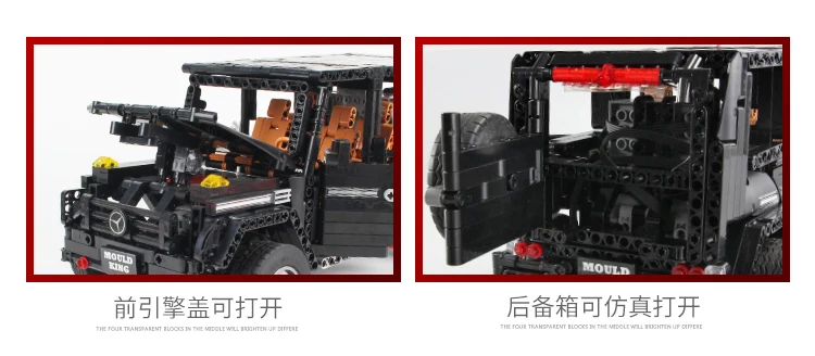 Креативные блоки дистанционного управления APP Technic серии RC автомобиль G65 внедорожник внедорожный автомобиль Строительные кирпичи модель для детей игрушки Детский подарок