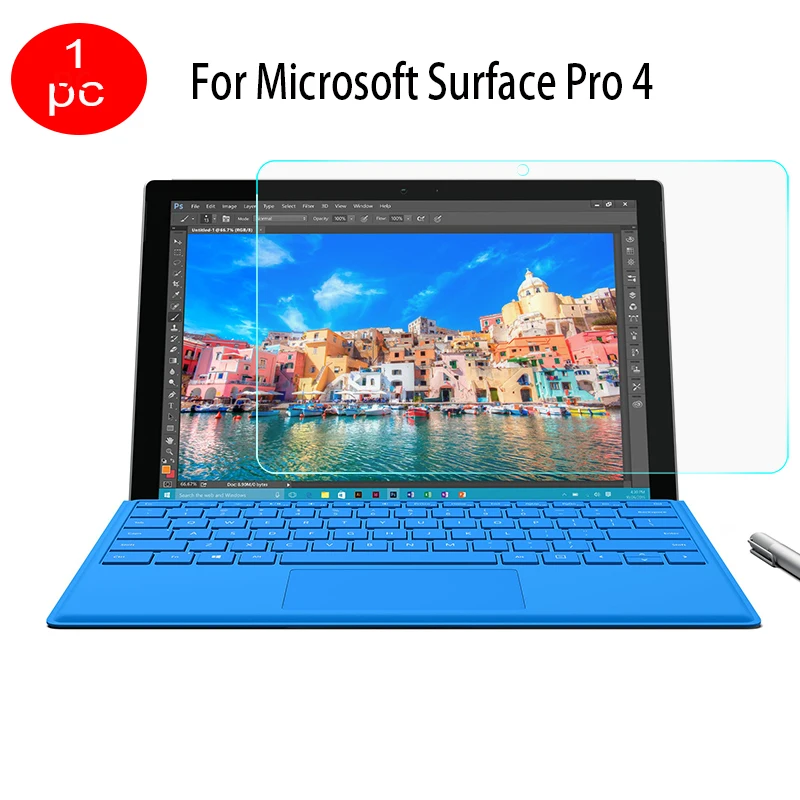 Surface Pro 4(1PC) 2 шт. для microsoft Surface Pro 7 6 5 4 7Pro 6Pro 5 Pro 4Pro TAB пленка для планшета из закаленного стекла защитная поверхность для экрана Pro 4 5 6 7 - Цвет: Surface Pro 4(1PC)