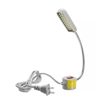 

2W 30 LED Light Practical Gooseneck 30 LED Lamp with Magnetic Base On/Off Switch for Sewing Machine Workbenches Lathes