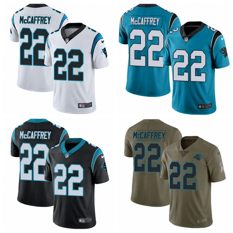 Мужская Новинка, Высококачественная Джерси Carolina Christian McCaffrey Panthers