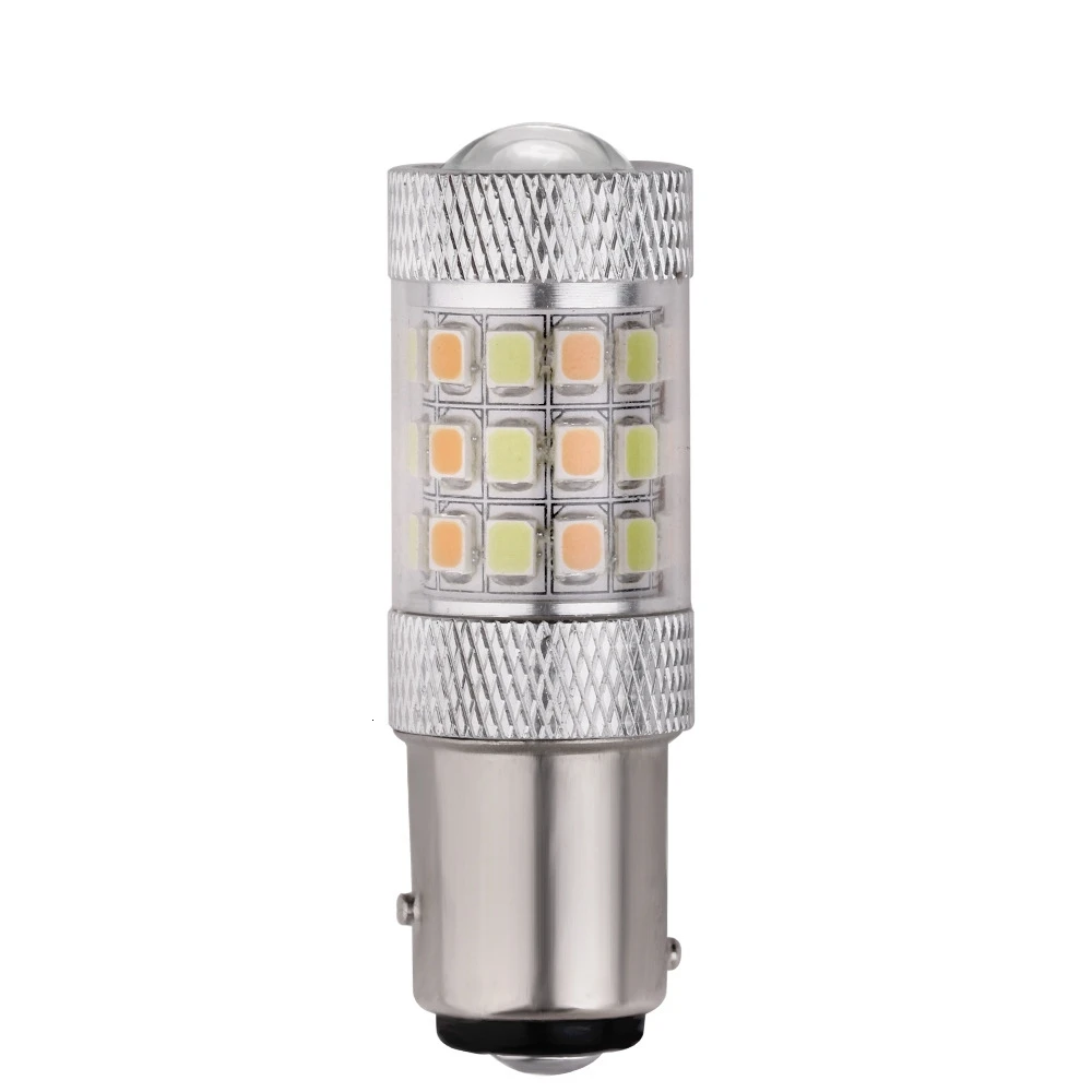2 шт. 1157 3157 7443 2835 42 SMD BAY15D светодиодный s светодиодная лампочка в машину лампа 12-24V лампы стоп-сигнал авто резервный задний фонарь 2 цвета