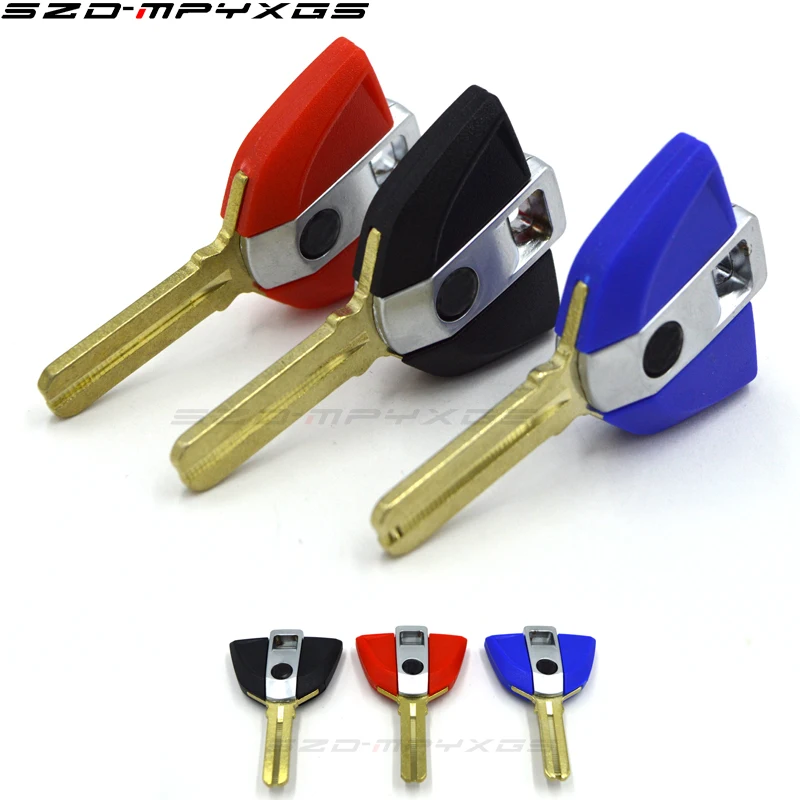 

New 3 color motorcycle uncut blade empty key for BMW F650 F650GS F800 F800GS S1000RR R1150 R1200R S GS ST RT K1200R K1300GT