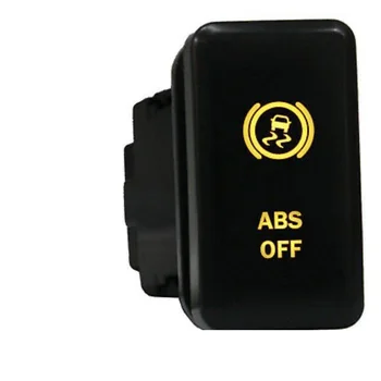 

12V Toyotaa Push button switch lasered ABS OFF symbol PUSH ON/OFF SWITCH for 5th Gen 4Runner 2010+