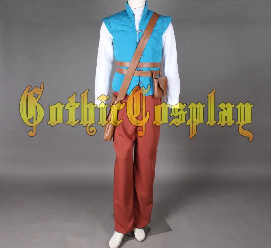 Аниме «Рапунцель», «Флинн Райдер», карнавальный костюм, изготовленный на заказ, платье Юджина фитцгерберта, Рапунцель, запутанный Флинн Райдер, полный комплект, костюм