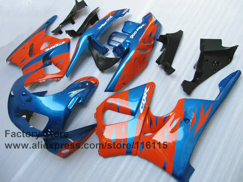 Комплект обтекателей для мотоцикла HONDA CBR900RR 893 96 97 CBR 893RR 1996 1997 Синий Оранжевый заменить CBR 893 Обтекатели части