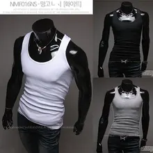 Одноцветный жилет для мужчин, майка-топ, универсальная трендовая маленькая жилетка, три цвета, Gt08