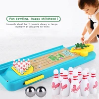 Mini Desktop Bowling Game Toy Funny Indoor Parent-Child Interactive Table Sports Game Toy Bowling Educational Gift For Kids 2