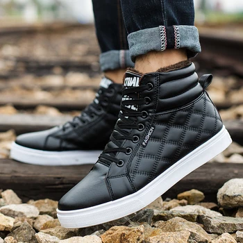 

2019 New Men Boots For Boots Male Shoes Adult Motocycle Boots Warm Ankle Boots Winter Shoes Men Shoes Plus Size