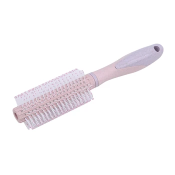

A Multi-color Wheat Straw Hair Brush Wavy Hair Beauty Massage Hair Comb