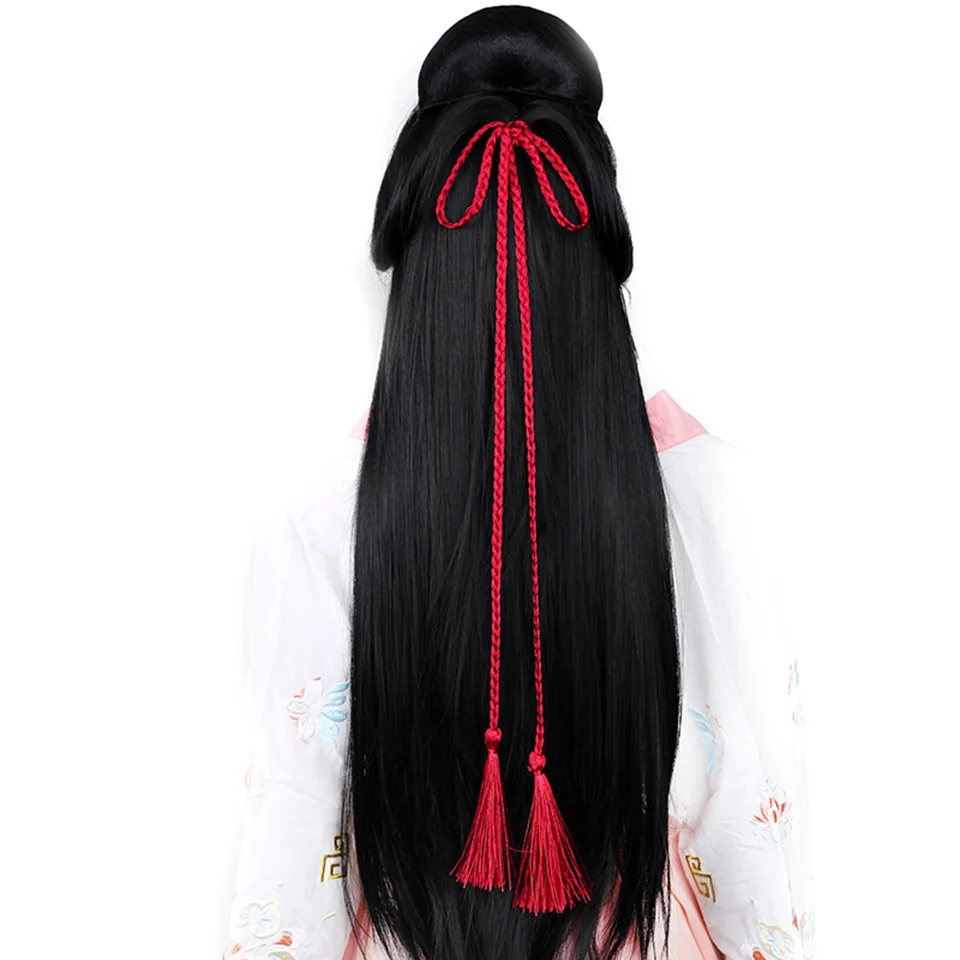 Китайский древний стиль, лента для волос с вышивкой, Hanfu Tassel, лента для волос, шифоновая веревка для волос, традиционные аксессуары для волос - Цвет: J1-S