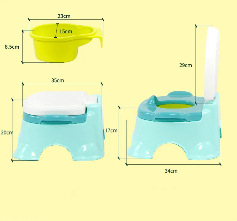 Детский горшок для маленьких девочек, розовая Корона, PP Туалет для новорожденных мальчиков голубой Корона, табурет, туалет для младенцев, тренировочный туалет, нескользящий писсуар