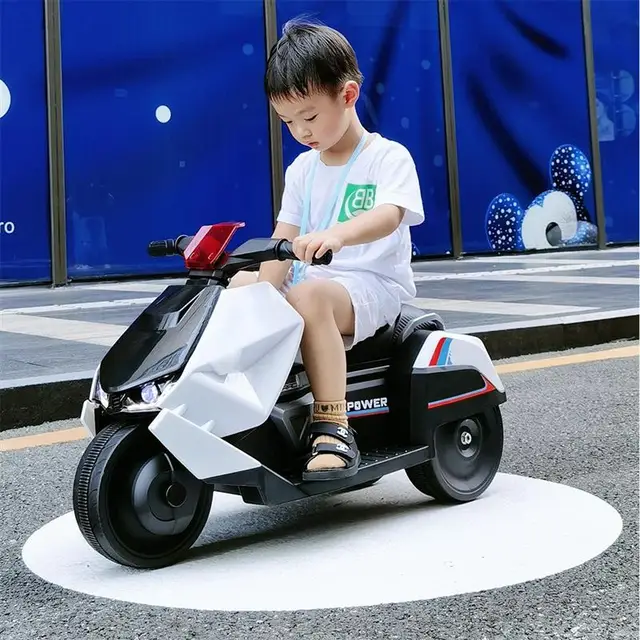 Children'S Electric Motorcycle Baby Electric Tricycle 1-6 Years Old Children'S Toy Car With Music And Lights Kids'S Ride-On Toys 3