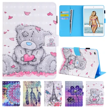 

Coque For Apple Ipad 4 3 2 Case Cute Cartoon Bear Leather Cover For Ipad 2 3 4 Tablet Cover Case sFor IPad2 IPad3 IPad4 Coque