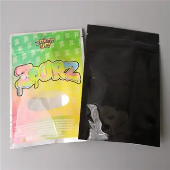 

Miami Zourz Bag Plastic Zipper With Foil Inside Fordry Herb/zourz Bag / Runtz Zip Lock Bag