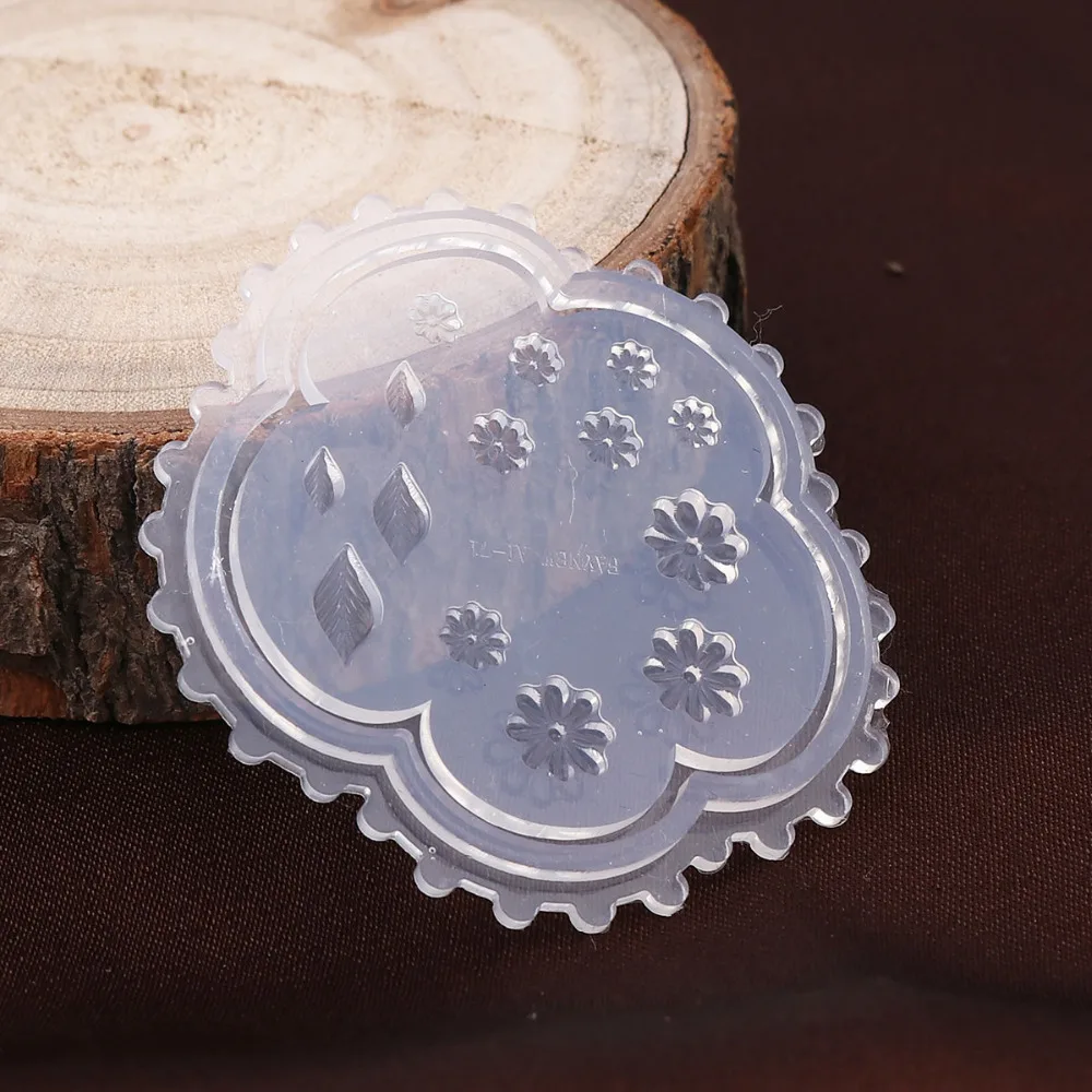 DoreenBeads BSilicone Смола форма для изготовления ювелирных изделий нерегулярные прозрачный цветок Фламинго рождественские ювелирные аксессуары 1 шт