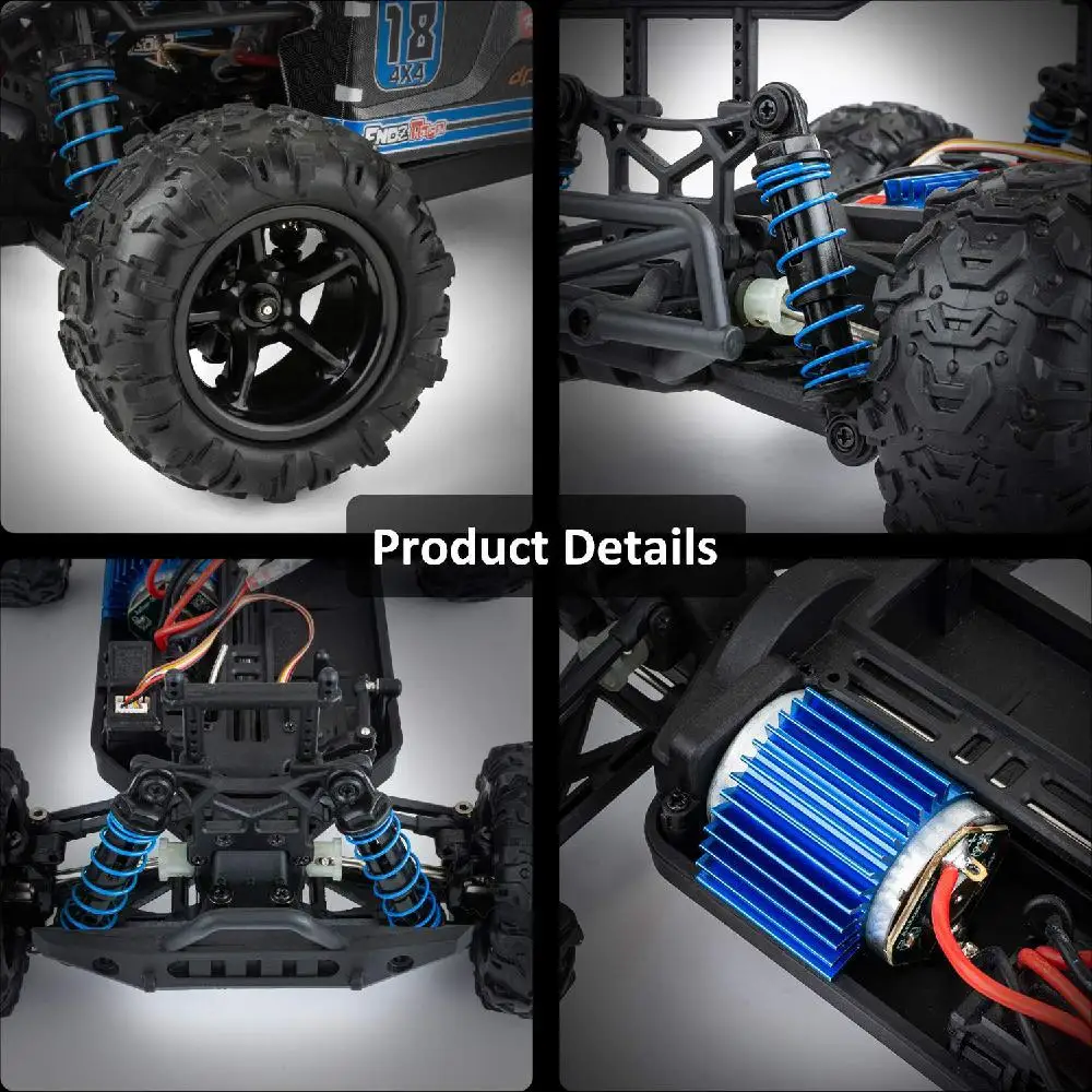 LeadingStar 1:18 RC Car Scale Remote Control Car 40+km/h High Speed Off Road Vehicle Toys RC Truck for Kids and Adults