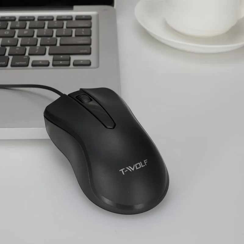 Ergonomic Wired Gaming Mouse1200 DPI USB Computer Mouse Gamer Mice Mause With Backlight For PC Laptop Black