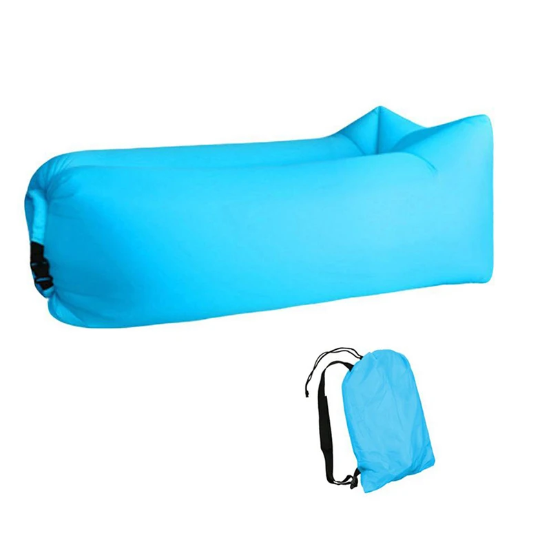 Outdoor Fast Inflatable Sofa Lazy Bag Sleeping Bag 240*70cm Camping