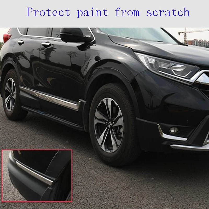 Накладка на дверь применяется только для 17-19 dongfeng Honda CRV модификация корпуса из нержавеющей стали край двери Блестящий декоративный