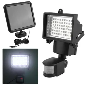 

2 Sets Of 60 LED Solar Aisle Lights Solar Light Outdoor Street Lamp Outdoor Lighting Spotlight Wall Lamp