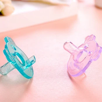 

Newborn Infant Feeding Orthodontic Dummy Soother Pacifiers 0-6 Months Orthodontic Baby Flexible Pacifier Nipple Silicone