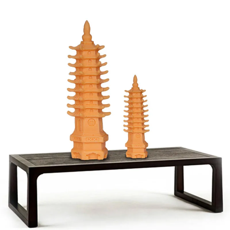 

3D Vintage Pagoda Candle Silicone Mold for Handmade Desktop Decoration Gypsum Epoxy Resin Aromatherapy Candle Silicone Mould