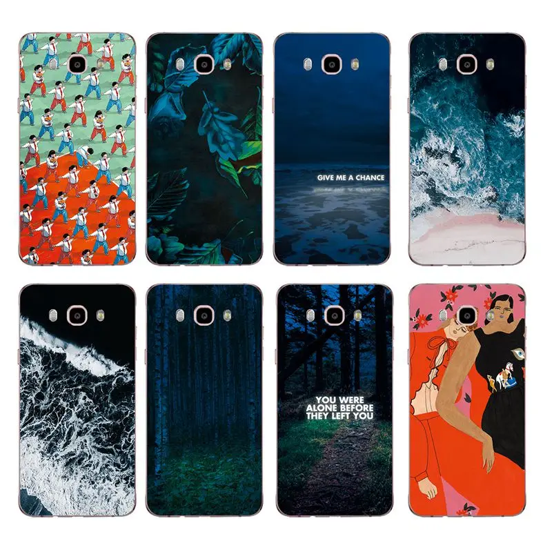 Мягкий ТПУ чехол для телефона с цветами Samsung J3 J5 J7 J1 J2 S6 S7 S8 plus note8 note9 S10 S9 J530 J730 J8 J6 C537