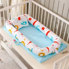 Переносная детская кроватка 90X50 см, детская кроватка для новорожденных, кровать для путешествий, раскладная детская кровать