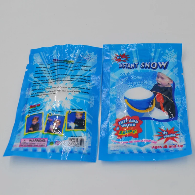 1 упаковка искусственный снег мгновенный Snow Powder искусственный Снеж. Порошок грипп зимнее украшение белый снежок для детей бой снежками Новое поступление E
