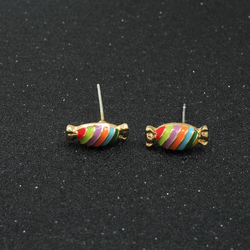 A21-Stud Earrings Бренд Grace Jun милые серьги в Корейском стиле с мультяшными животными маленькие Клипсы Серьги и серьги-гвоздики для пирсинга для женщин и девушек очаровательные серьги - Окраска металла: A21-Stud Earrings