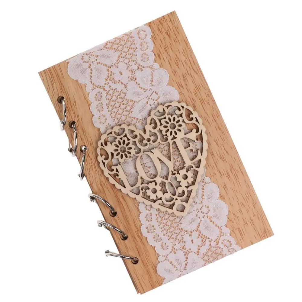35 Pages Wedding Guest Book Wedding Decoration Rustic Sweet Guestbook Gifts for Guests mr mrs mariage