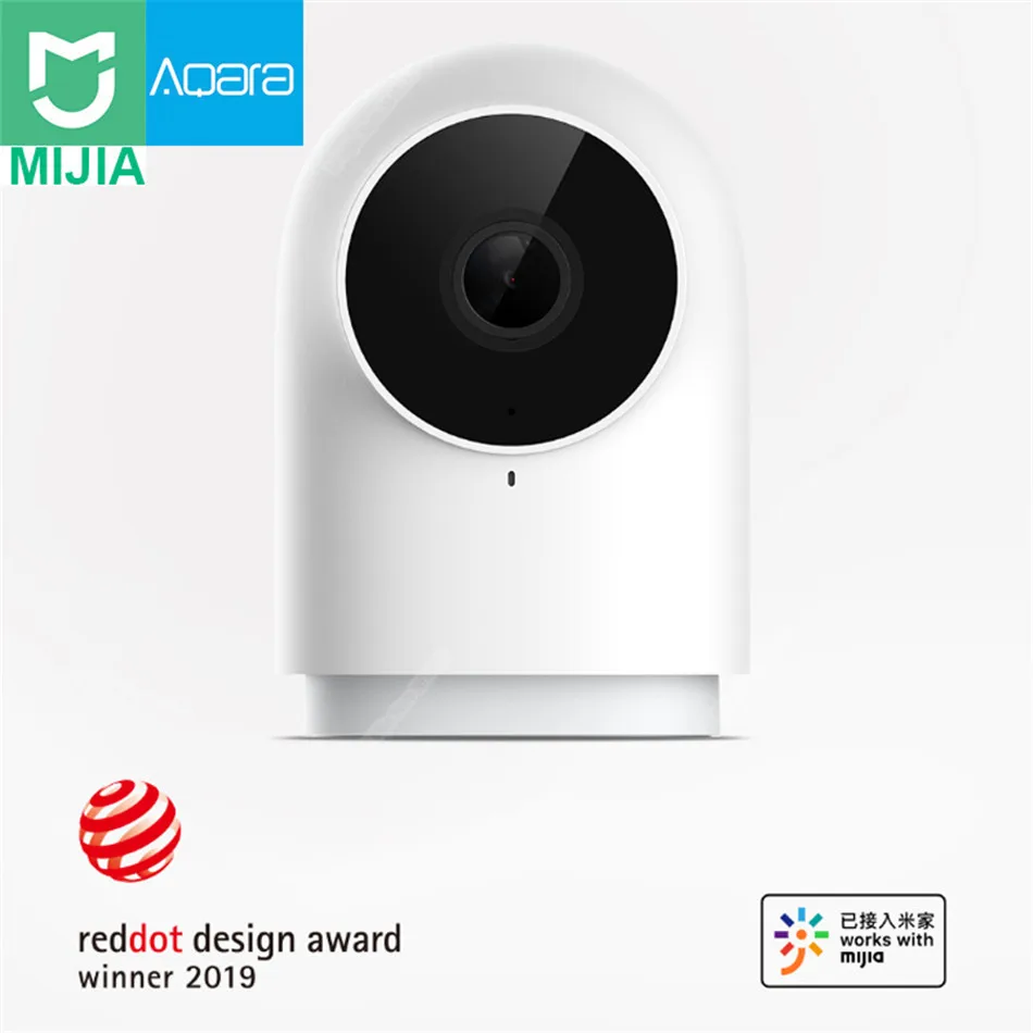 Xiaomi Aqara Смарт сети G2 Камера Gatway Edition 1080p 140 Широкий формат Ночное видение Zigbee версия Wi-Fi приложение Управление IP Камера