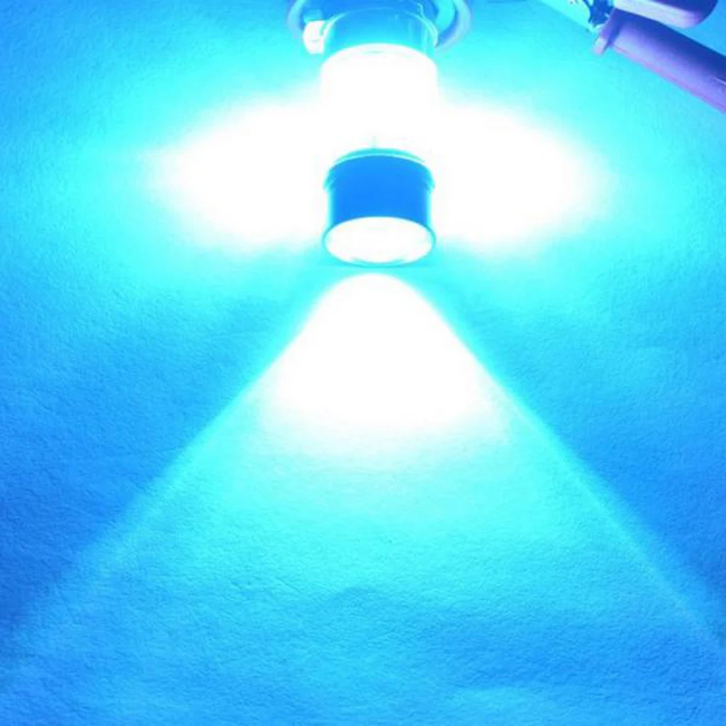 2Piece H3 100W LED 8000K ICE BLUE 2323 Projector Fog Driving Light Bulbs