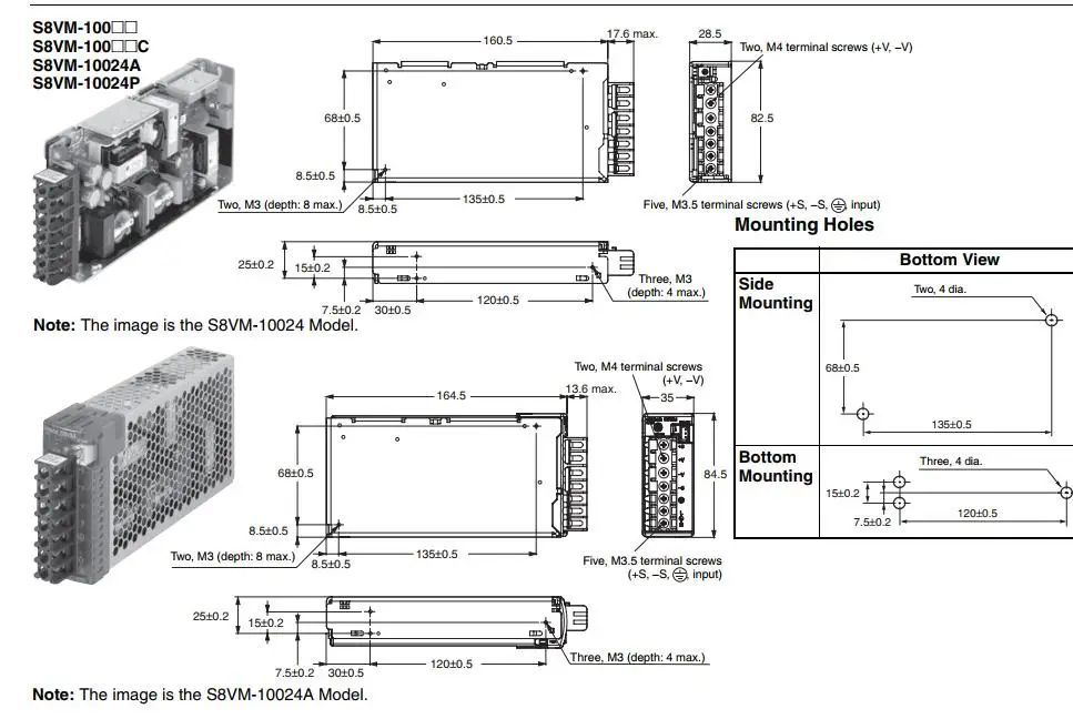OMRON S8VM-10024CD подлинный импульсный источник питания режим переключение, питание питания