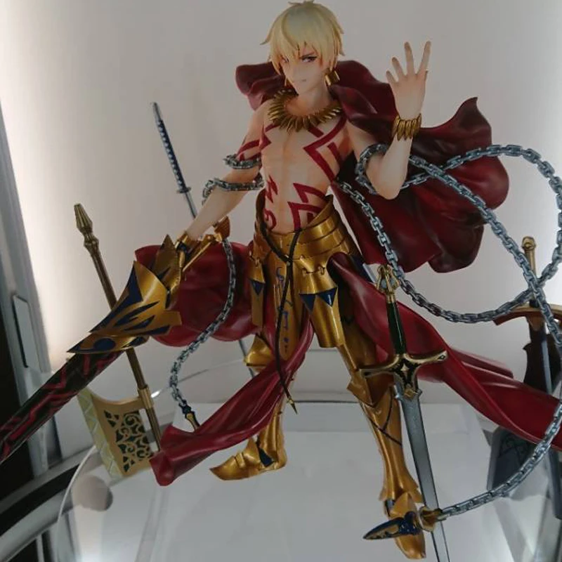 1/6 ГК ручная работа смола белый плесень WF2019 Лето FGO герой король золото Сияющий белый плесень