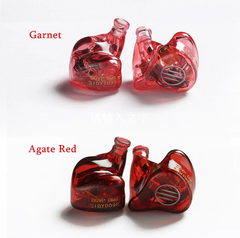 2019 BGVP DM6 Customized Earphone Audiophile HiFi earphone Monitor in ear Balanced Armature Earphone MMCX cable IEM