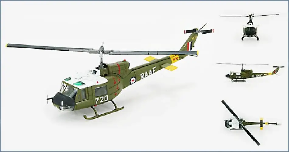 Хобби мастер Австралийский колокольчик UH-1B Iroquois Huey Royal 1/72 литая модель самолета