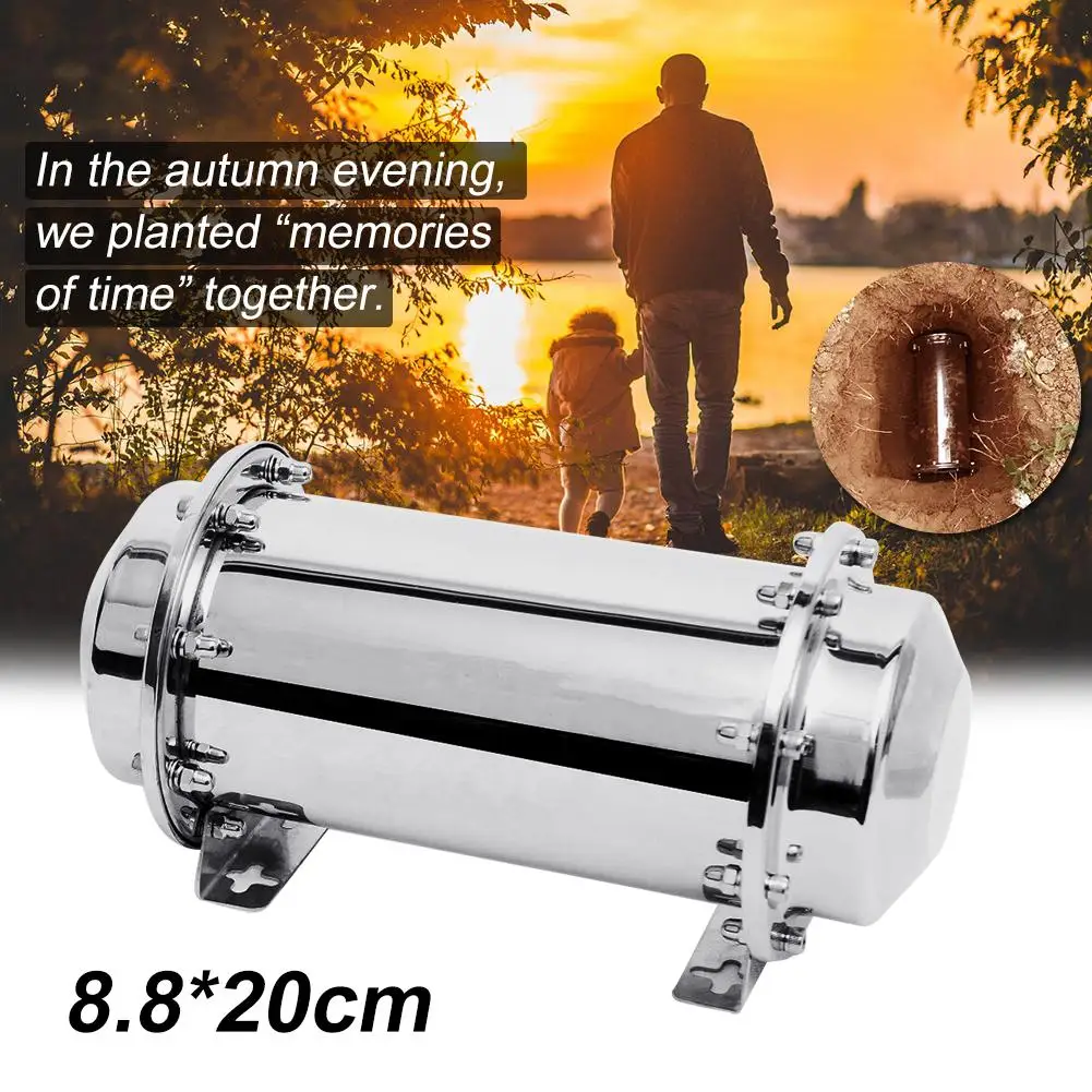 

Stainless Steel Sealed Time Capsule Waterproof Future Gift Storage Container