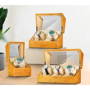 

TurnFinger Uses Natural Bamboo Materials To Make High-end Luxury Mechanical Watch Automatic Winding Box Watch Storage Box