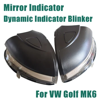 

2 pieces Flowing Turn Signal Light LED Side Wing Rearview Indicator Blinker For Volkswagen VW Golf MK6 GTI 6 R line VI R20