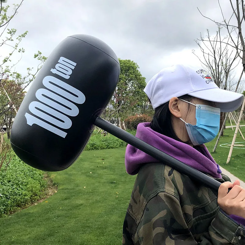 

Big Inflatable Hammer Funny Creative 1000 Ton Air Hammer Toys For Children Party Novelty & Gag Toys Balloons Supply Gift 1Pcs