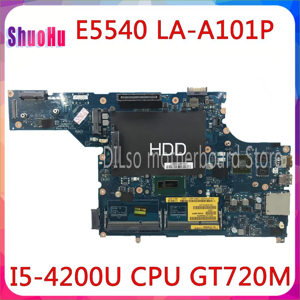 KEFU LA-A101P GT720M VAW50 оригинальная материнская плата для ноутбука DELL E5540 DDR3 HM87 |