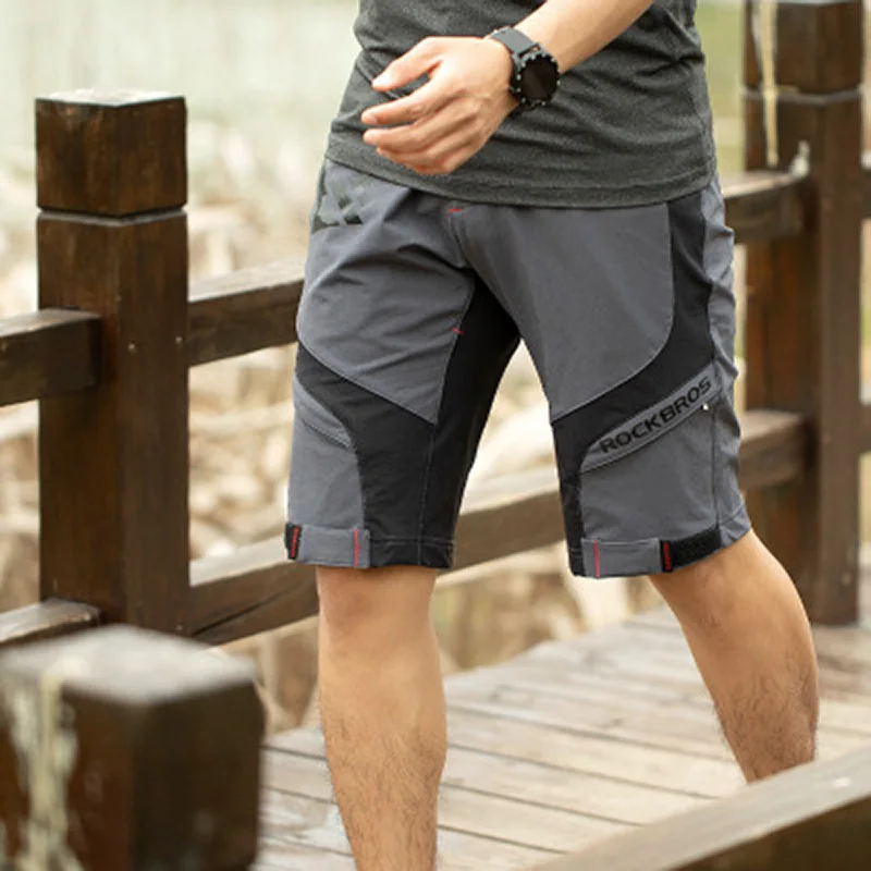 ROCKBROS Men DH MTB Shorts 2 In 1 