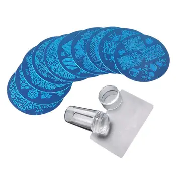 

1 Set Of Nail Art Stamping Kit Nail Art Stencils for Girls Lady